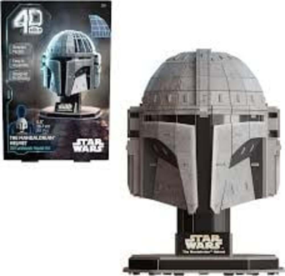 4D Build Star Wars The Mandalorian Helmet 3D Cardstock Model Kit